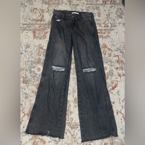 pacsun low rise black jeans